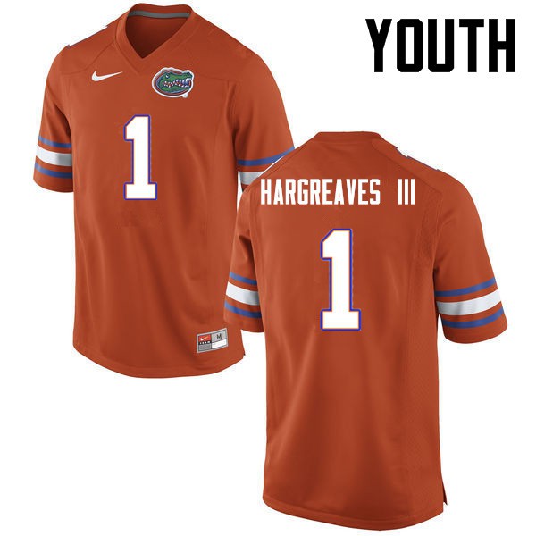 Florida Gators Youth #1 Vernon Hargreaves III College Football Orange